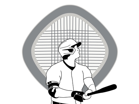 野球 野球,ベースボール,スポーツ,球技,野球場,球場,ドーム,大会会場,プロ野球,メジャーリーグのイラスト素材