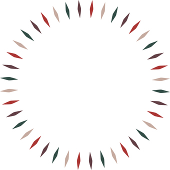 拡散丸フレーム・ダーク フレーム,丸,白バック,飾り,円,ベクター,額,囲み,枠,拡散のイラスト素材