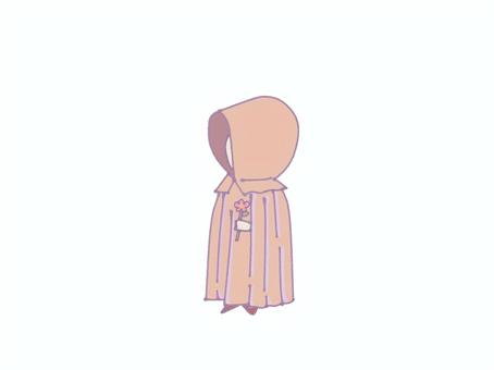 Illustration, food, cape, people, 