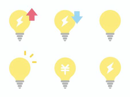 電球アイコンセット 電球アイコンセット 電球,電気,ヒント,リアクション,アイデア,オン,電灯,発見,ひらめき,ソリューションのイラスト素材