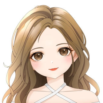 ギャル① コスプレ,女子,女の子,美少女,萌え,アイコン,かわいい,萌え系,キャラ,手描きのイラスト素材