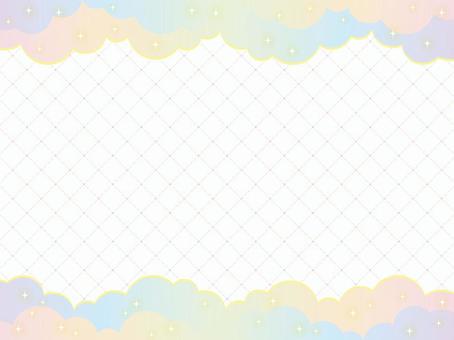 ゆめかわ背景枠5