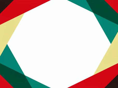 白ヌキ背景1225 背景,バック,イメージ,シンプル,模様,赤,レッド,みどり,グリーン,ベージュのイラスト素材