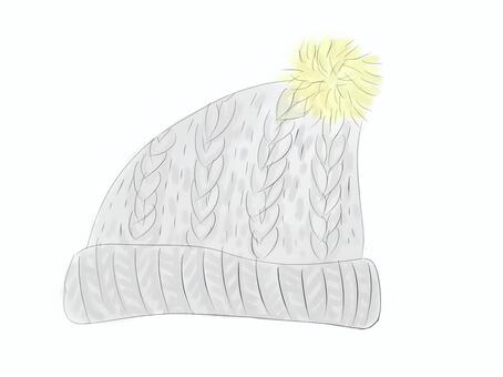 Watercolor style hand-knitted knitted cap, JPG and PNG Watercolor style hand-knitted knitted cap, hand knitting, knitting, knit cap, JPG and PNG