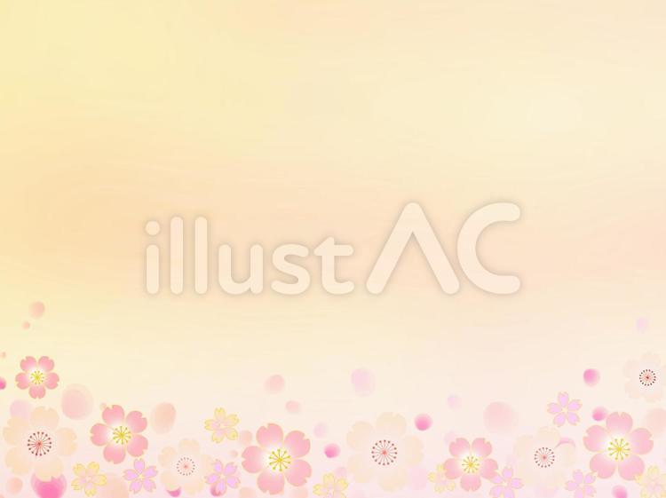 和風桜背景素材　淡いピンク 桜,ピンク,桃色のイラスト素材