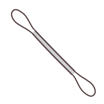 白い綿棒 綿棒,衛生用品,使い捨て,耳かき,耳掃除,メイク用品,白のイラスト素材