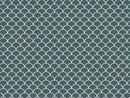 小さめうろこ文様 背景（緑色） 和柄,うろこ,鱗文様,うろこ柄,和風背景,背景,パターン,テクスチャ,スウォッチ,模様のイラスト素材