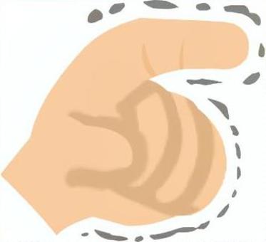 震えながら犯人を指差す手 指差し,示す,手,弱弱しい,頼りない,自信なさげ,犯人,名指し,指し示す,指摘のイラスト素材