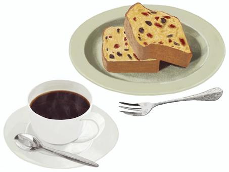 Fruit pound cake (coffee set), JPG and PNG Fruit pound cake (coffee set), fruit pound cake, pound cake, cake, JPG and PNG