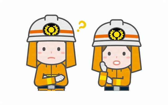 ミニ_2人_消防士の男女04