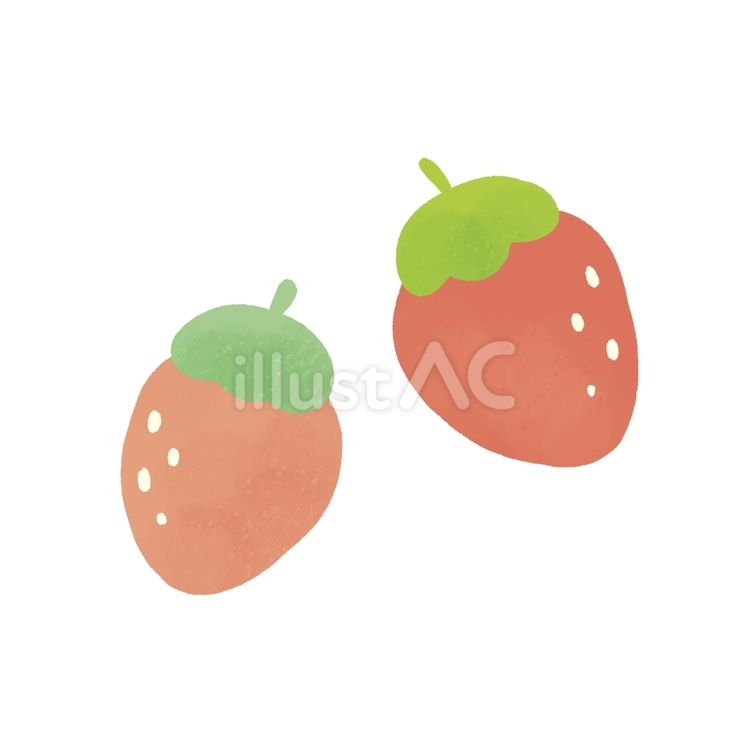 いちご いちご,果物,春のイラスト素材