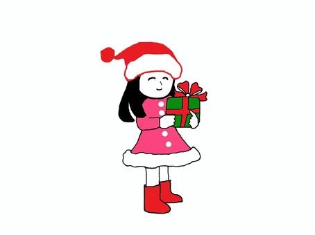 プレゼントが楽しい女の子 プレゼント,楽しい,用意,準備,箱,帽子,洋服,集まり,イベント,嬉しいのイラスト素材