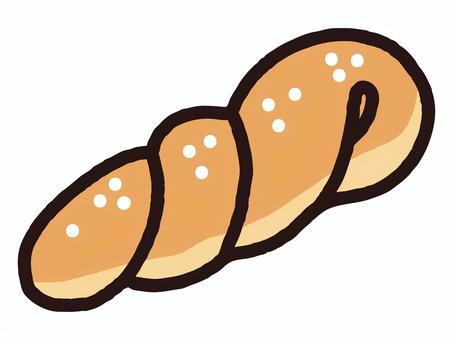 揚げたてツイストドーナツ 揚げたてツイストドーナツ ツイストドーナツ,ドーナツ,揚げパン,パン,菓子パン,おやつ,食事,食べ物,朝食,昼食のイラスト素材