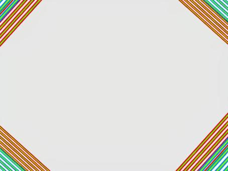 Illustration, four corners, multiple, line, 