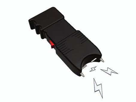 stun gun in use, pistola stordente, forniture protettive, shock elettrico, JPG and PNG