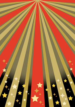 星の集中線の縦背景_赤×黒_上方 集中線,放射,背景,縦,星,キラキラ,赤,黒,輝き,放射状のイラスト素材