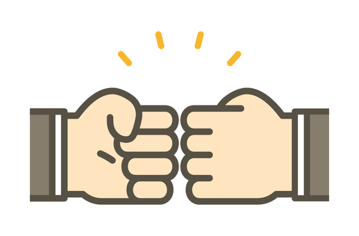 グータッチ グータッチ,手,アイコン,挨拶,グー,タッチ,拳,コミュニケーションのイラスト素材