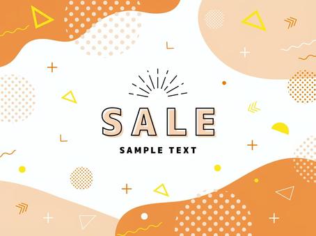 sale autumn pop memphis banner, , JPG, PNG and AI