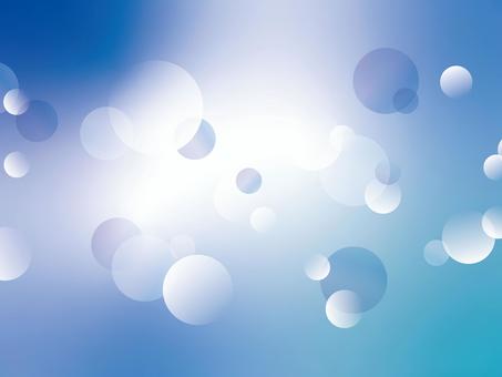 幻想的で美しいブルーの水玉背景 背景,水玉,青,泡,水,グラデーション,ブルー,夏,海,抽象的のイラスト素材