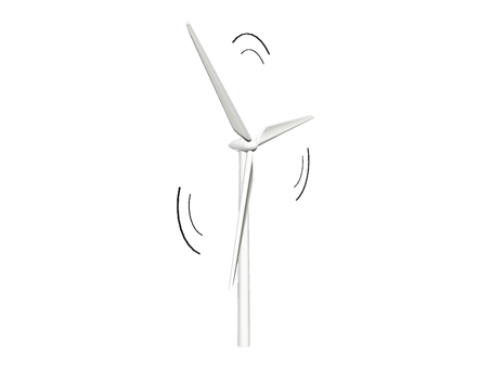 風力発電 風力発電,再生可能エネルギー,電気,電力,環境,再エネ,発電のイラスト素材