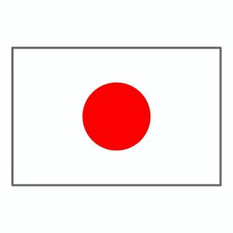 日本の国旗 国旗,日本,旗,シンプル,日本国,素材,シンボル,ベクターのイラスト素材