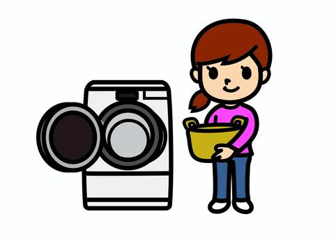 Illustration, washing, washing machine, consumer electronics, 