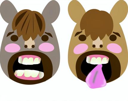 馬　午のイラスト