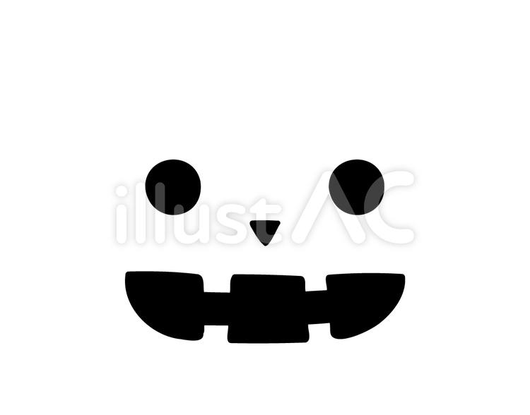 ハロウィン　かぼちゃ ジャック・オー・ランタン,11月,素材のイラスト素材