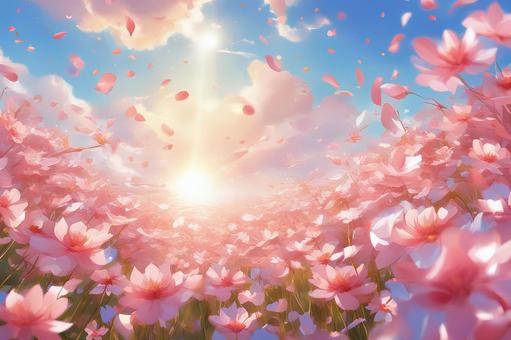 花びら舞い散るキレイな花・その2