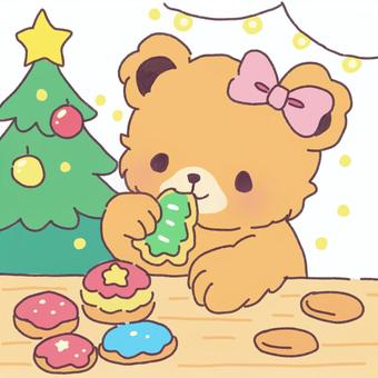 クリスマスクッキーつまみ食い