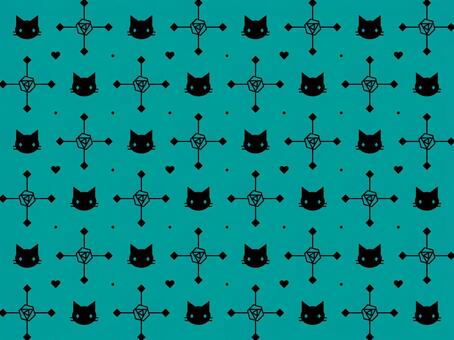 Patterns of cats and roses Part 10, , JPG, PNG and AI