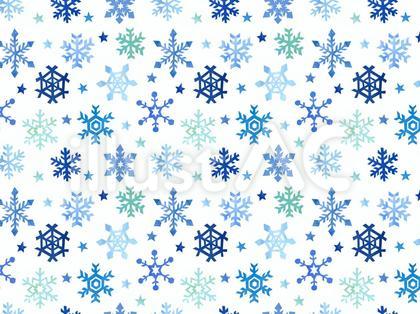 雪の結晶の背景・パターン