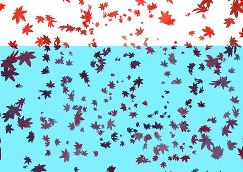 Illustration background of autumn leaves falling A4 horizontal, autumn leaves, red, autumn, JPG and PNG