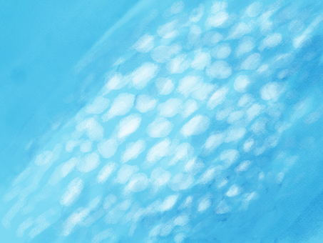うろこ雲のイラスト うろこ雲,雲,天気,壁紙,背景素材,水色,空,グラデーション,手描き,モヤモヤのイラスト素材