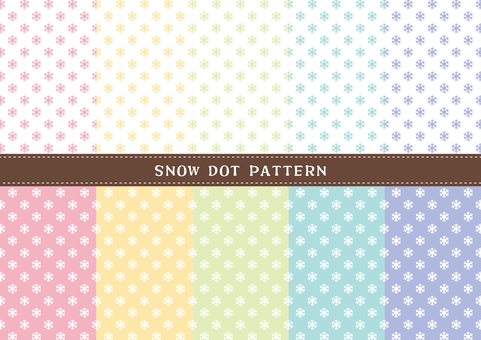 插图, 雪晶, 波尔卡圆点, 处理, 