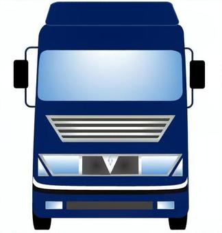 トラック102 車,トラック,正面,物流,運輸,運送,ロジスティクス,貨物,輸送,流通のイラスト素材