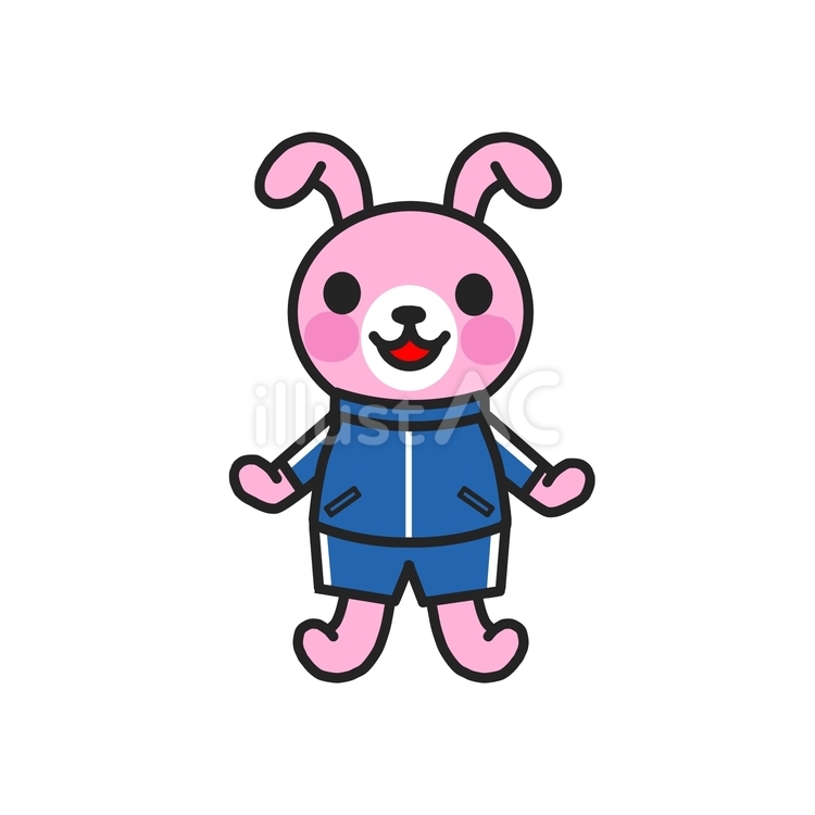 Free Vectors | Rabbit in a blue jersey