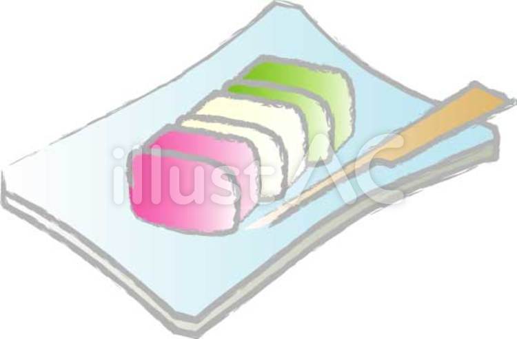 ういろう ういろう,ないろ,和菓子のイラスト素材