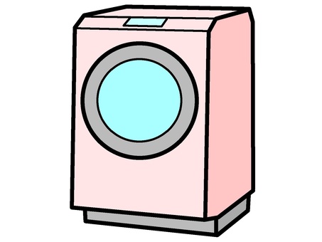 Pink motif drum-type washing machine icon, washing machine, drum type, consumer electronics, JPG and PNG