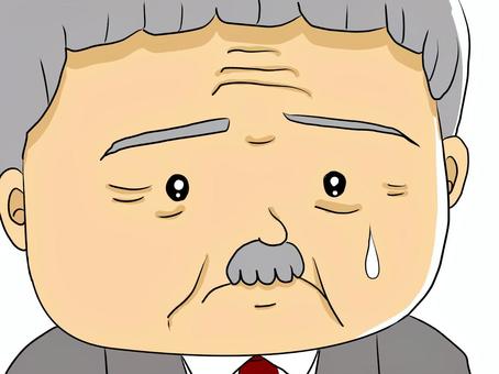 치비 몹 회사원, 고민 얼굴 정장 수석 남자, JPG 및 PNG 치비 몹 회사원, 고민 얼굴 정장 수석 남자, 남성, 곤란, 상사, JPG 및 PNG