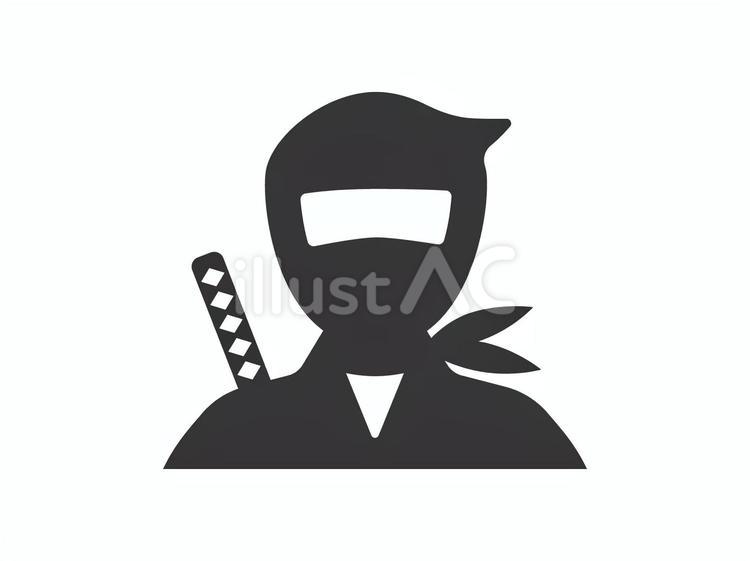 忍者のアイコンイラスト - No: 26287489｜無料イラスト・フリー素材なら「イラストAC」