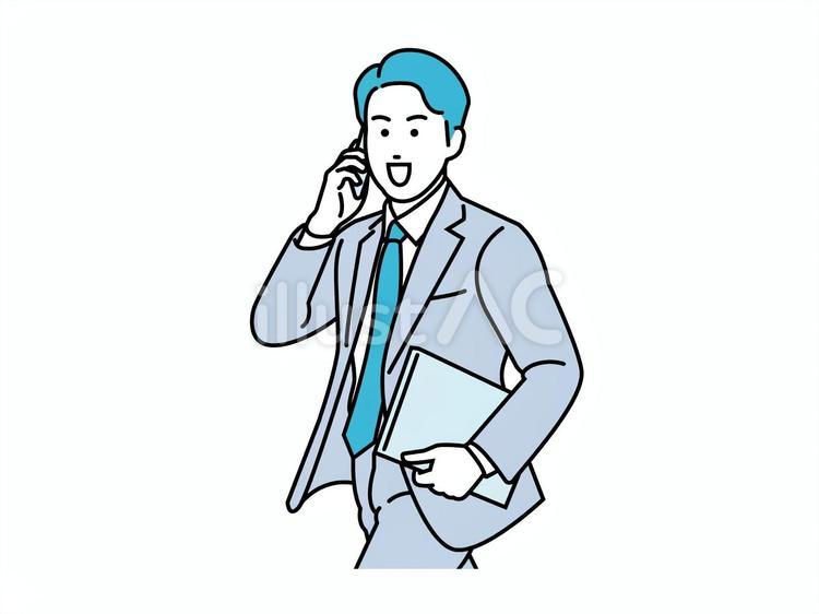 颯爽とした感じのビジネスマン ビジネスマン,会社員,企業のイラスト素材