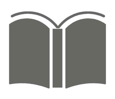 本・ノート（見開き）シルエット 読書の秋,本,ノート,読む,学習,無地,見開き,開く,挿絵,ブックのイラスト素材