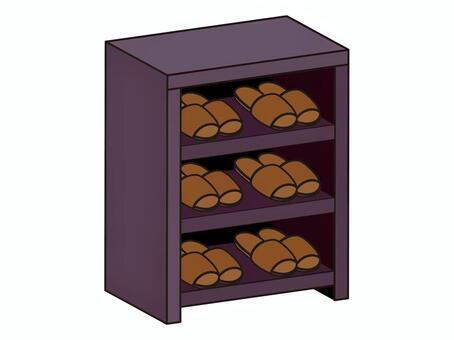 スリッパ 下駄箱,シューラック,玄関収納,室内履き,カラフル,棚,靴棚,家具,スリッパ,収納のイラスト素材