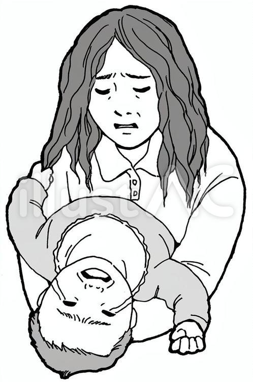 女性021 女性,母親,お母さんのイラスト素材