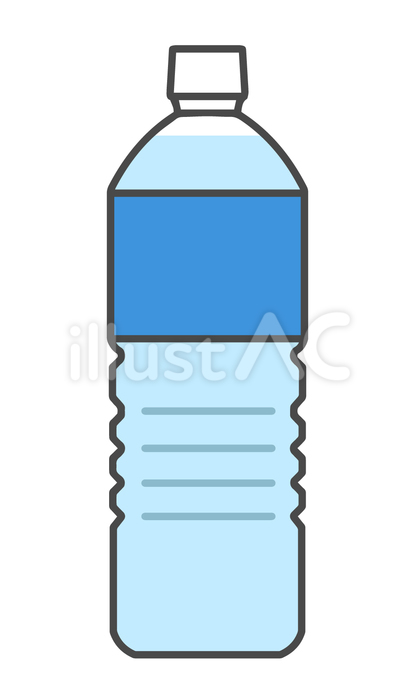 水が入ったペットボトル