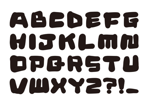 フォント05＿アルファベット アルファベット,alphabet,フォント,font,書体,ロゴ,タイトル,文字,手書き,記号のイラスト素材