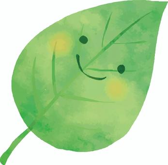 手書き風のはっぱ