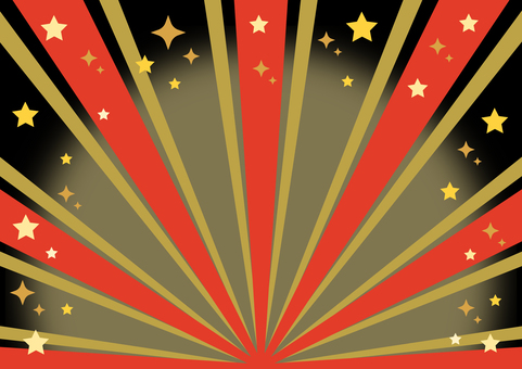 星の赤色集中線_黒背景_下方 星の赤色集中線_黒背景_下方 集中線,背景,星,キラキラ,輝き,赤,黒,放射,放射状,効果線のイラスト素材