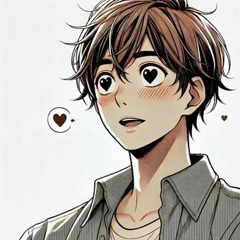 目がハート
